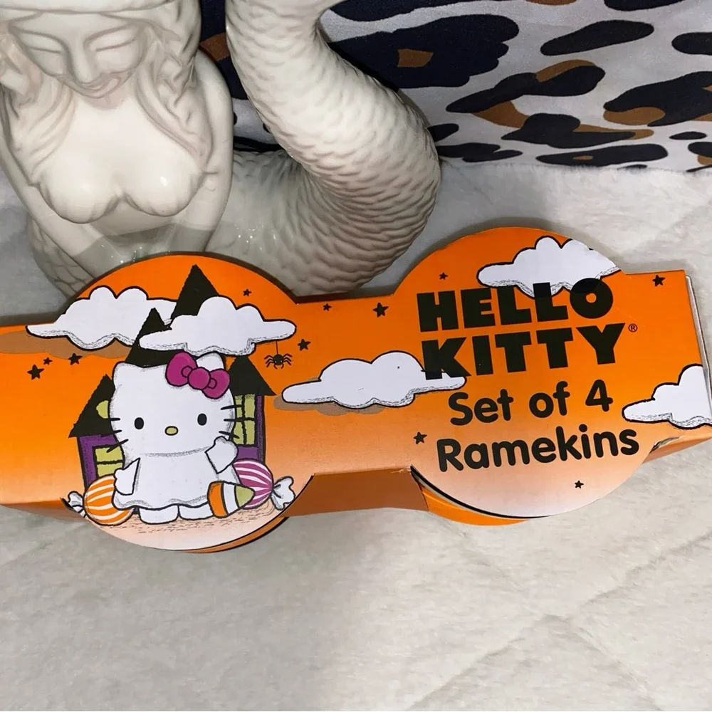 HELLO KITTY RAMEKIN BOWLS SET OF 4 BY SANRIO